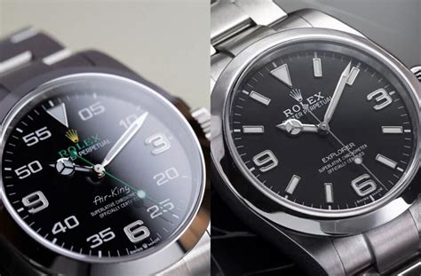 rolex air king 2016 vs explorer|rolex air king vs datejust.